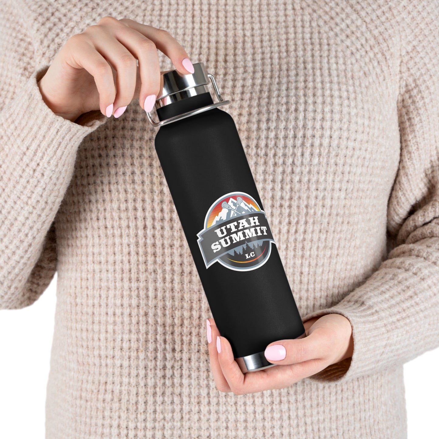 Utah Summit LC Copper Vacuum Insulated Bottle - 22oz