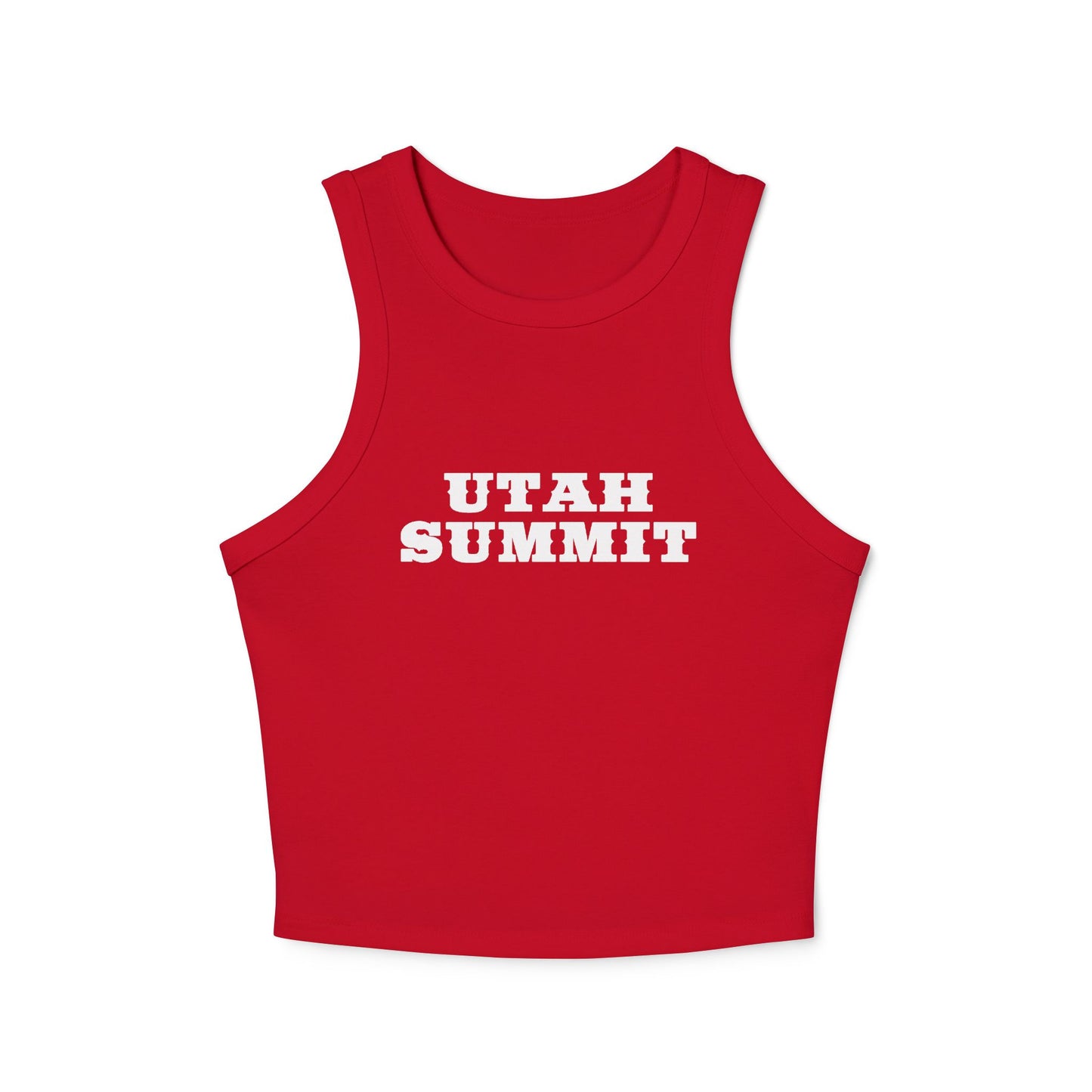 Women's Utah Summit LC Micro Rib Racer Tank Top