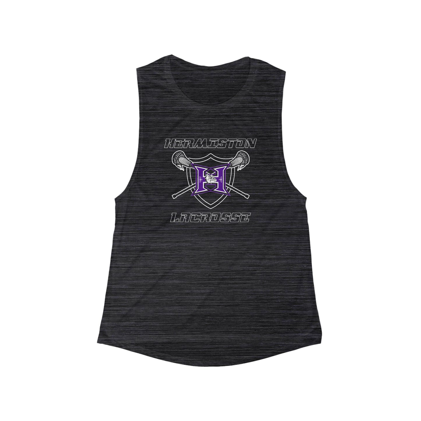 Women's Hermiston Lacrosse Bella + Canvas Flowy Scoop Muscle Tank