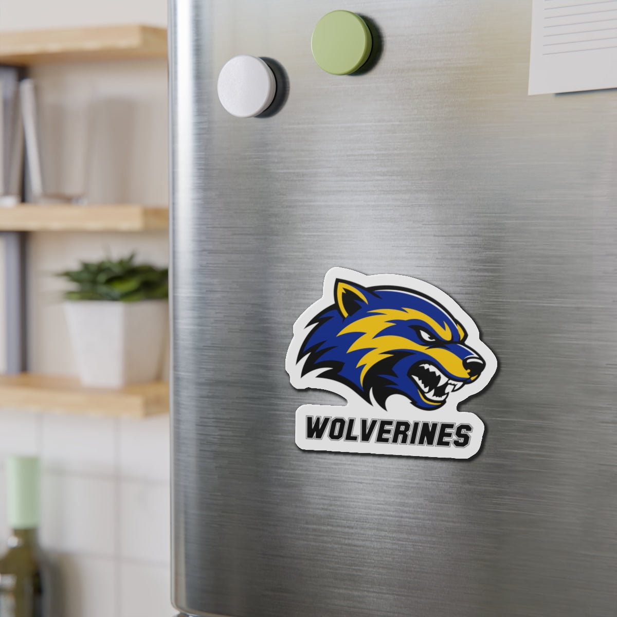 Wolverines Die-Cut Magnet