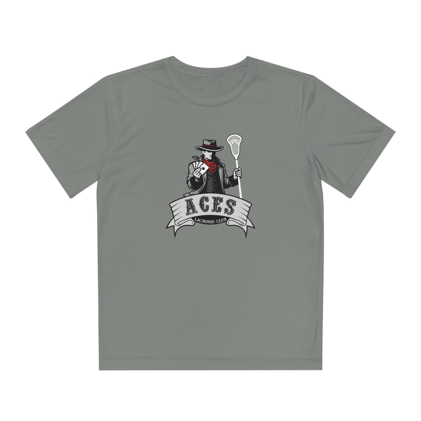 Youth Aces Lacrosse Sport-Tek Performance Tee