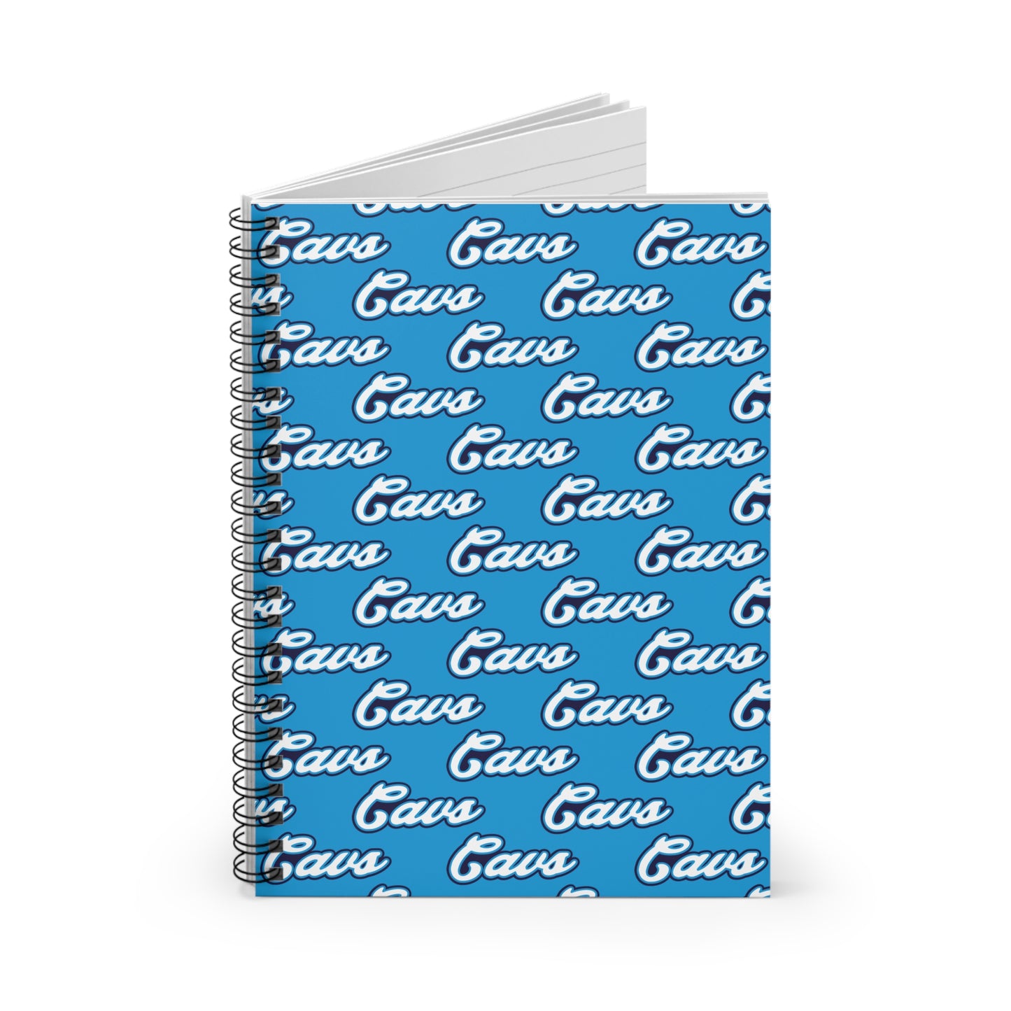 Cavaliers Lacrosse Spiral Notebook - Ruled Line