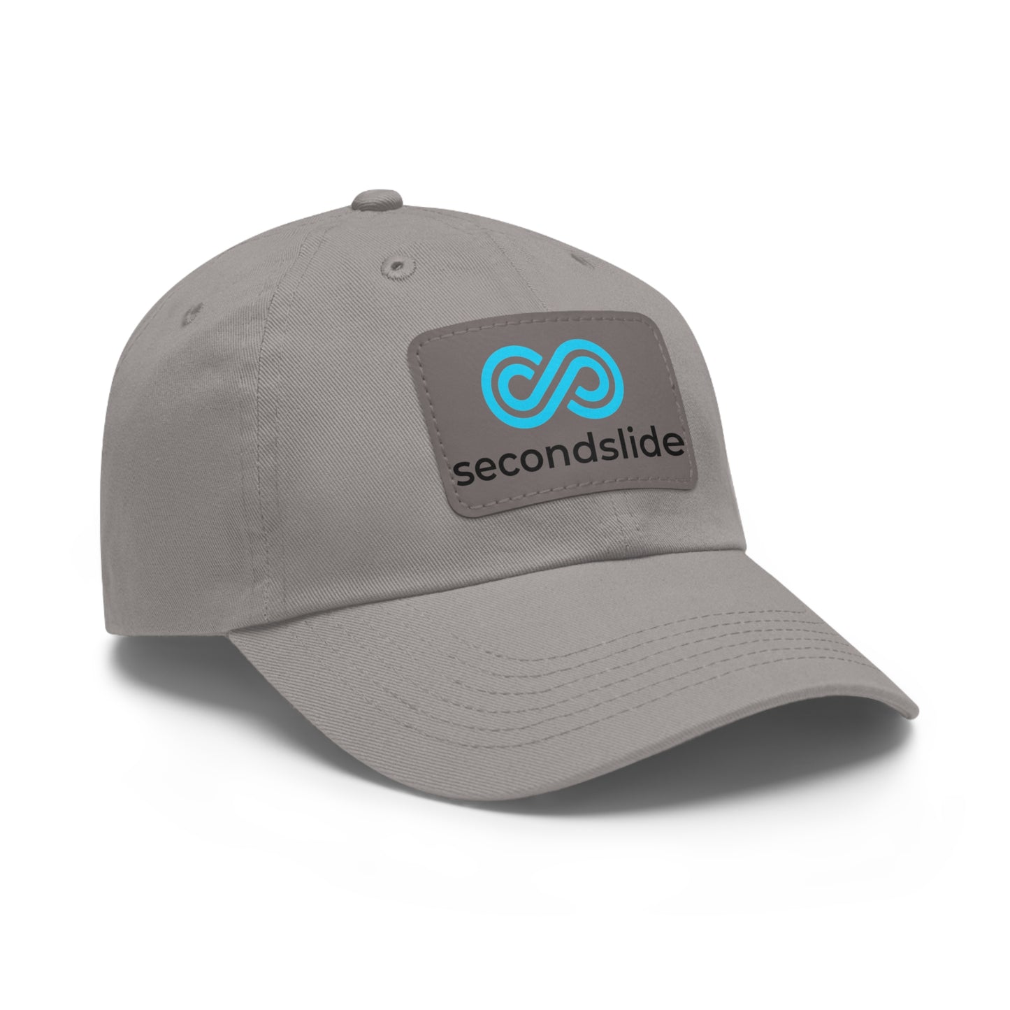Secondslide Dad Hat with Leather Patch