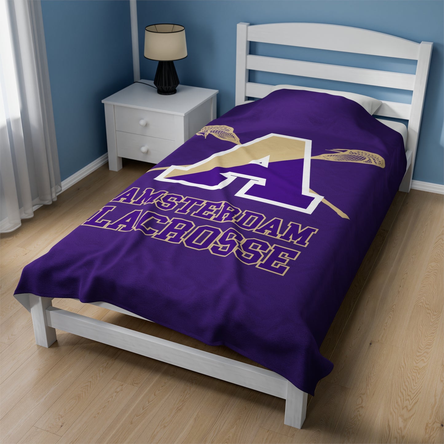 Amsterdam Lacrosse Velveteen Plush Blanket (60 x 80)