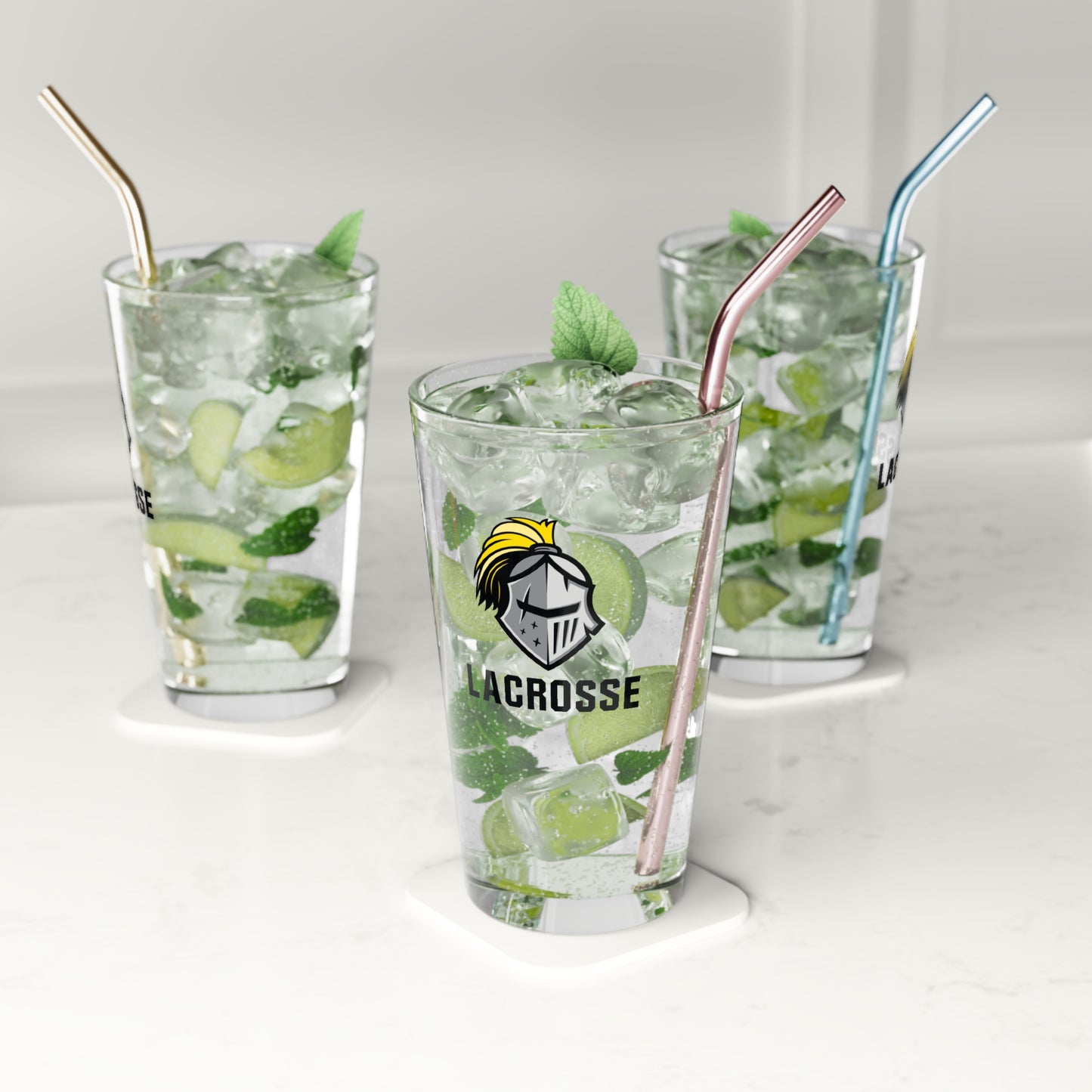 Bishop Kelly Lacrosse Pint Glass - 16oz