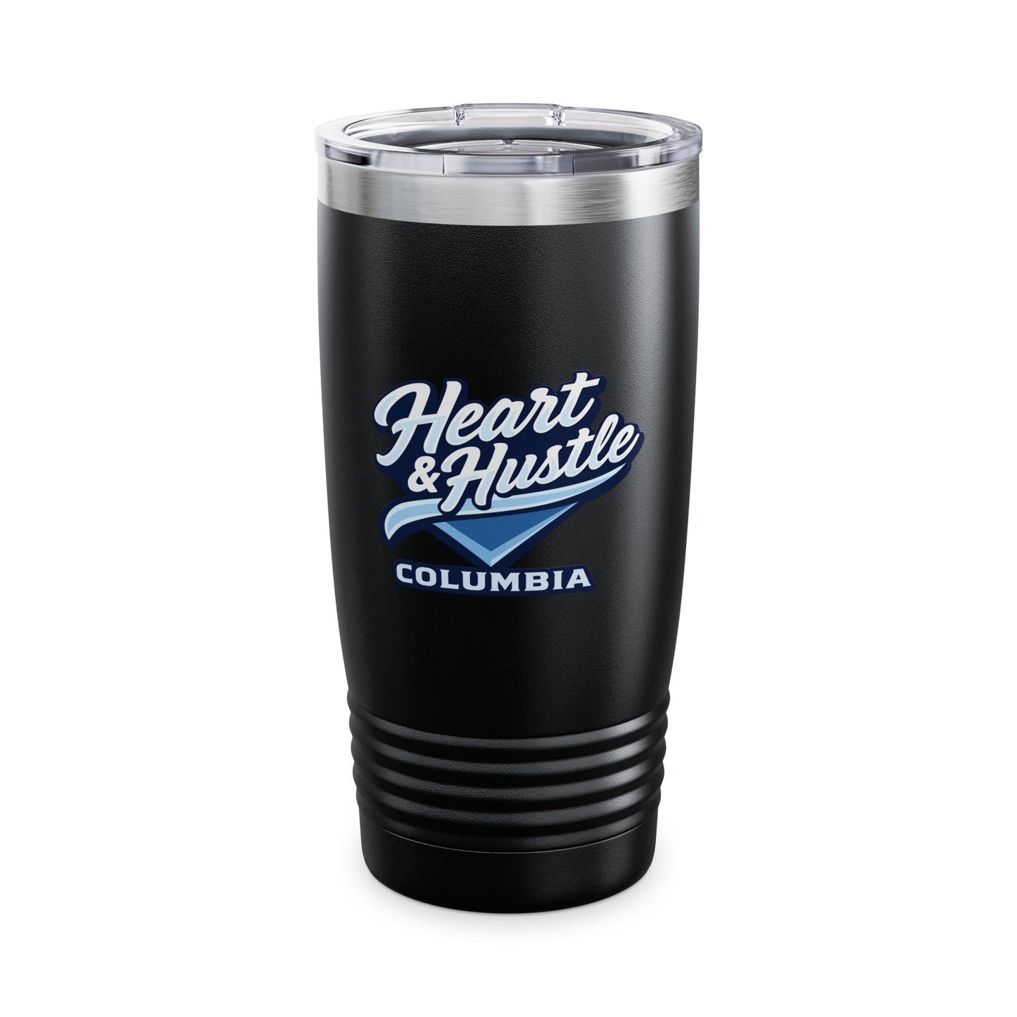 Heart and Hustle Baseball Ringneck Tumbler (20oz)