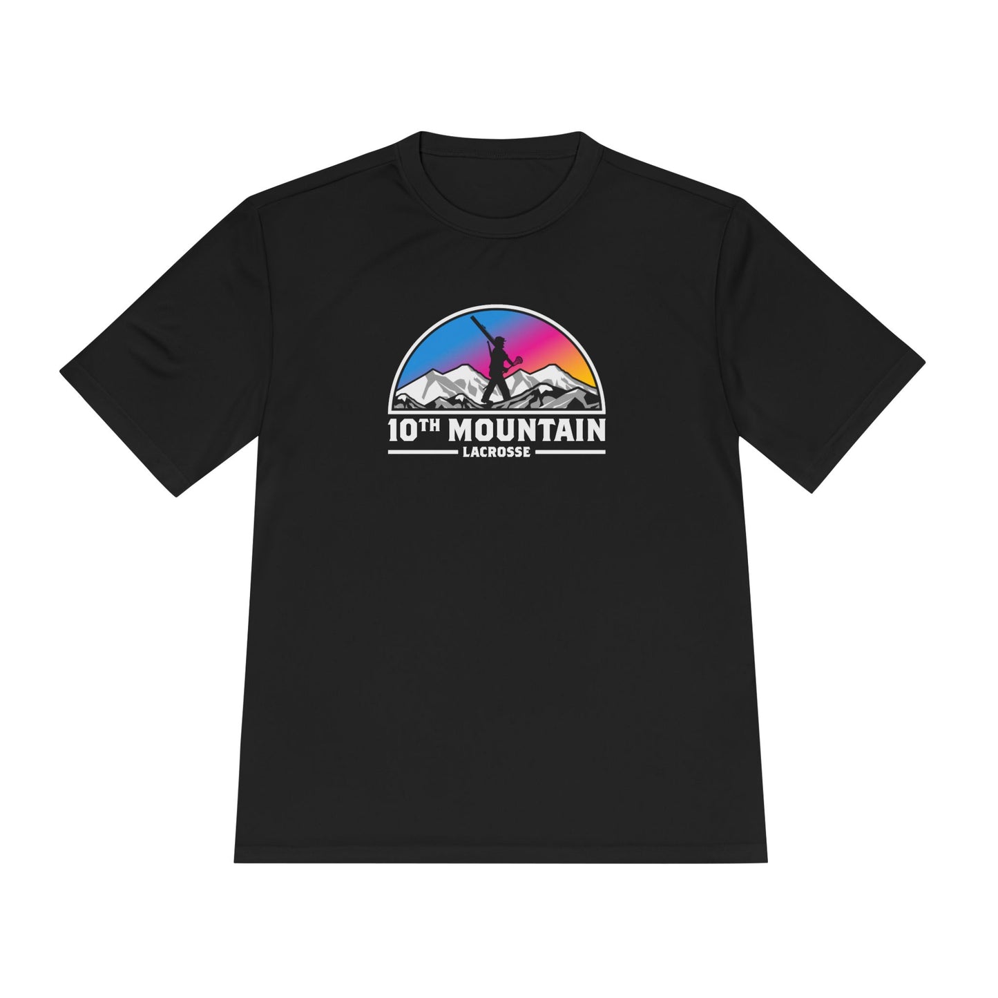 Adult 10th Mountain Lacrosse Sport-Tek T-Shirt