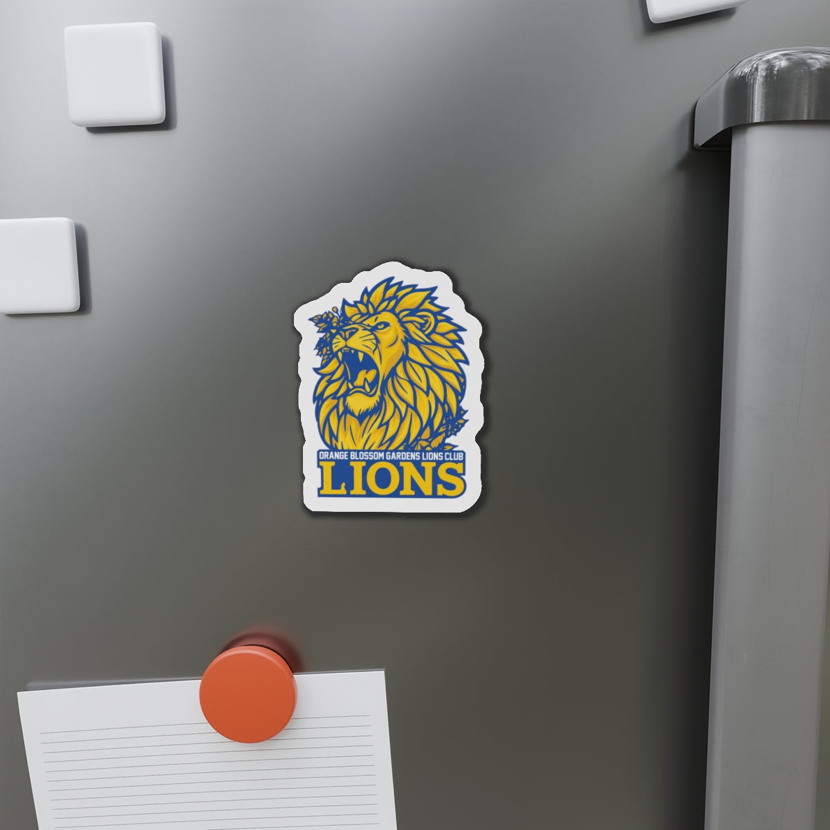 Lions Die-Cut Magnet