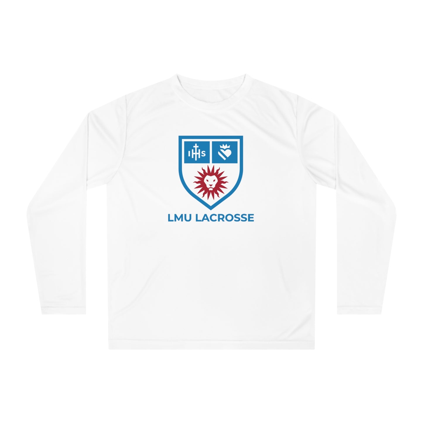 Adult LMU Lacrosse Team 365 Performance Long Sleeve