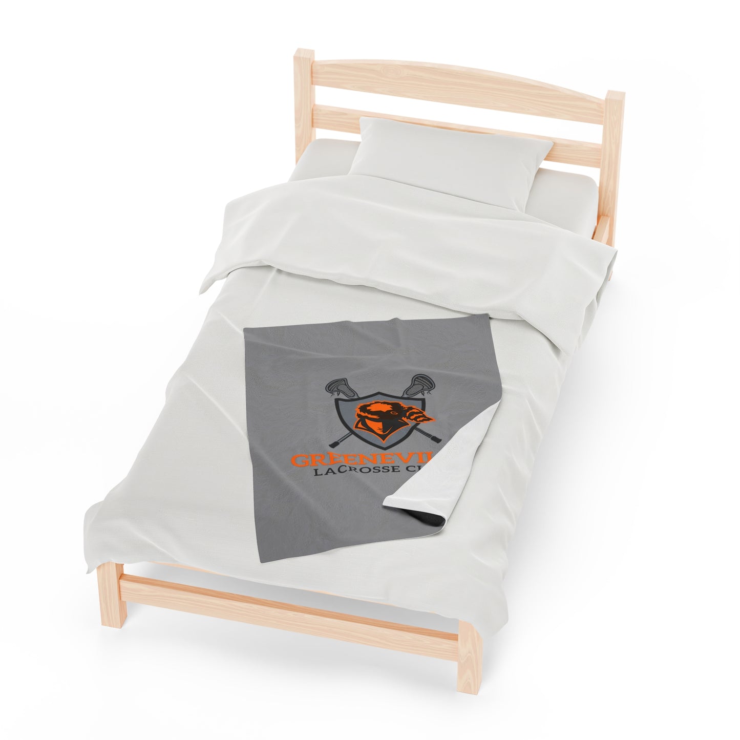 Greeneville Lacrosse Velveteen Plush Blanket