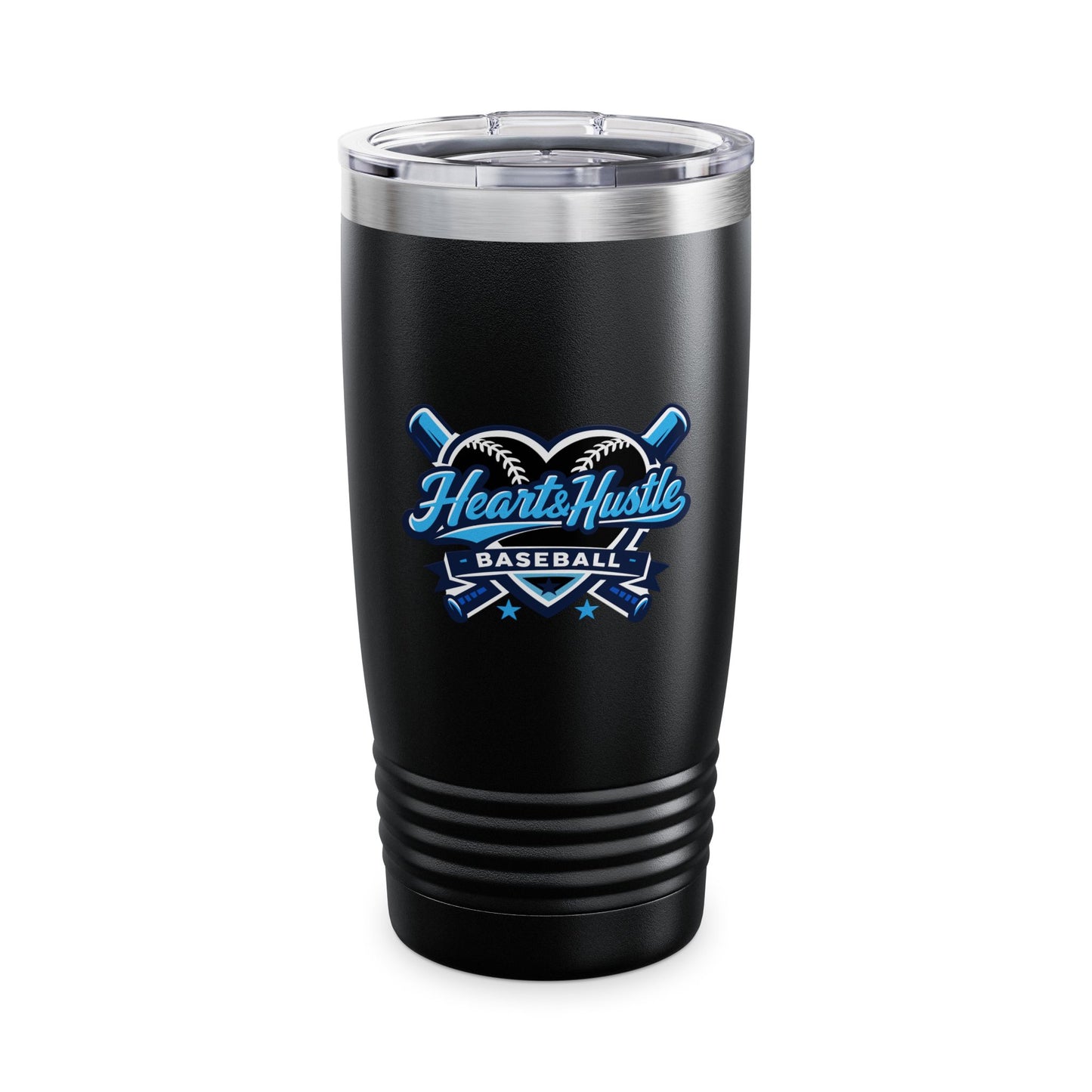 Heart and Hustle Baseball Ringneck Tumbler (20oz)