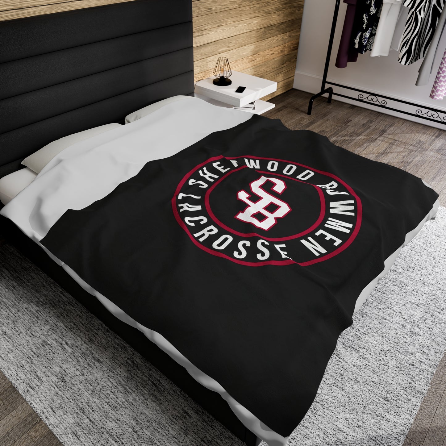 Sherwood Lacrosse Velveteen Plush Blanket