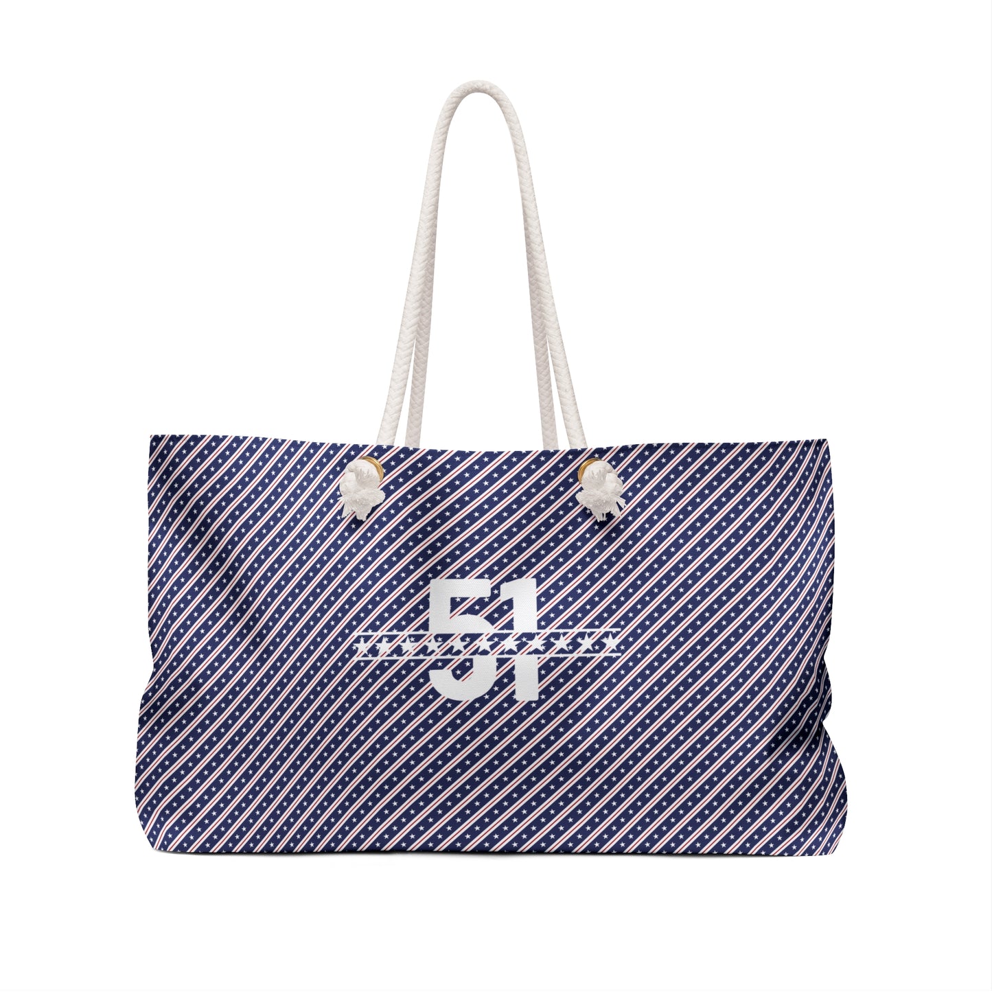 51 Stars Lacrosse Weekender Tote Bag