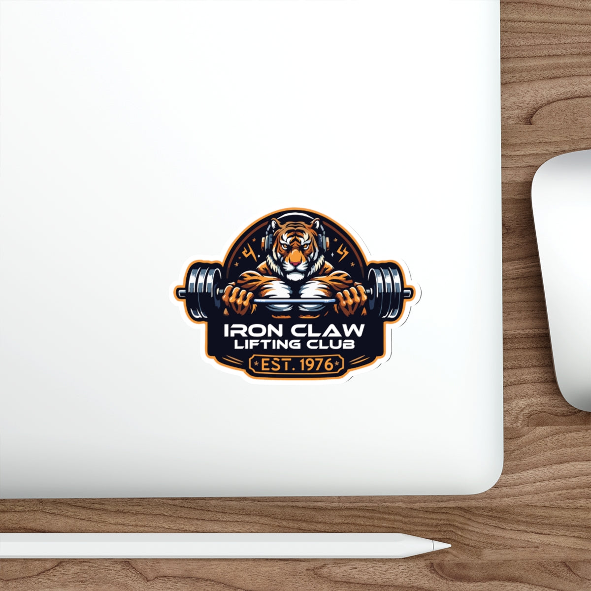 Iron Claw Lifting Die Cut Stickers
