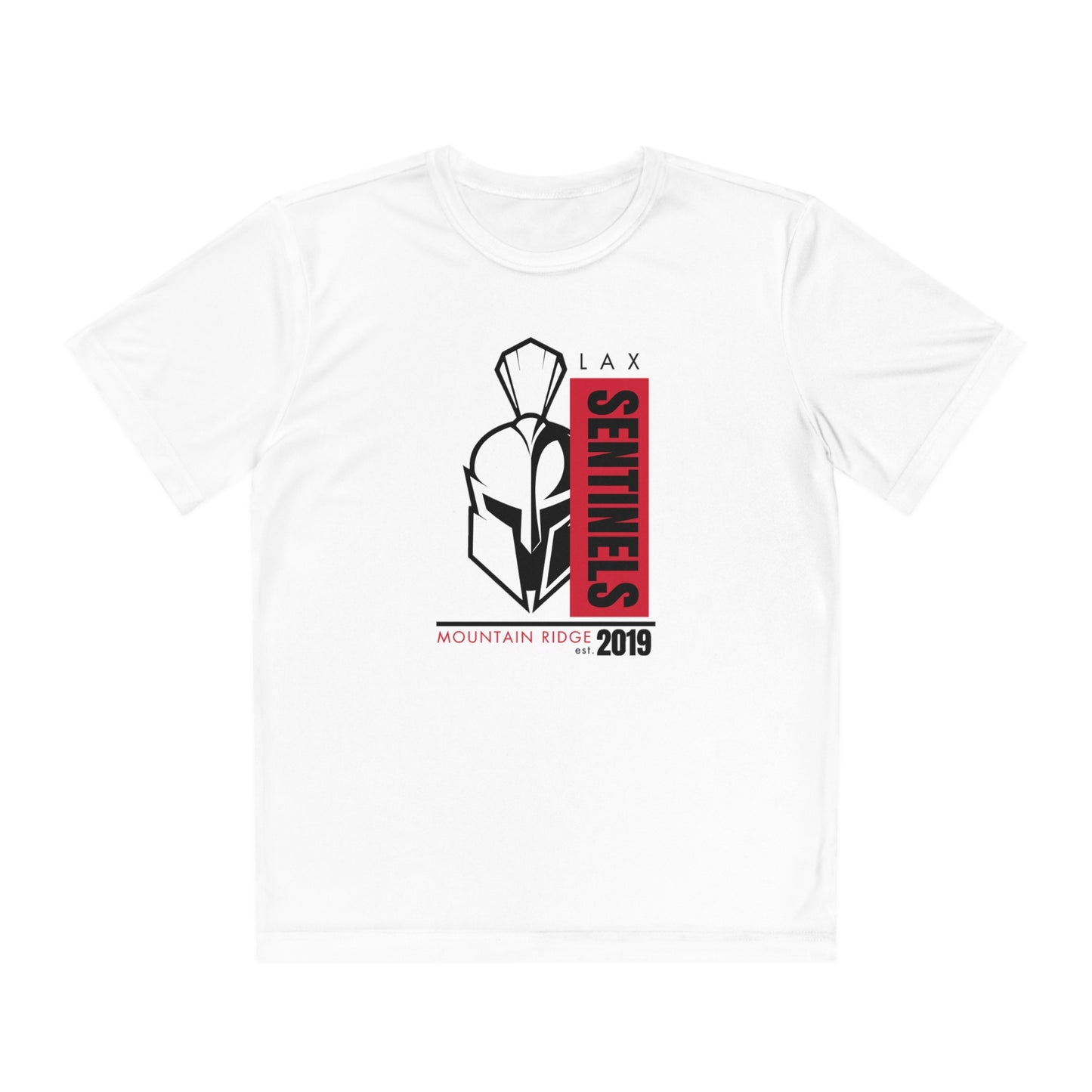 Youth Mountain Ridge Sentinels Lacrosse Sport-Tek Performance T-Shirt