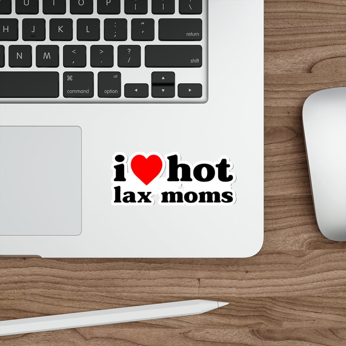 No Context Lacrosse Die-Cut Sticker