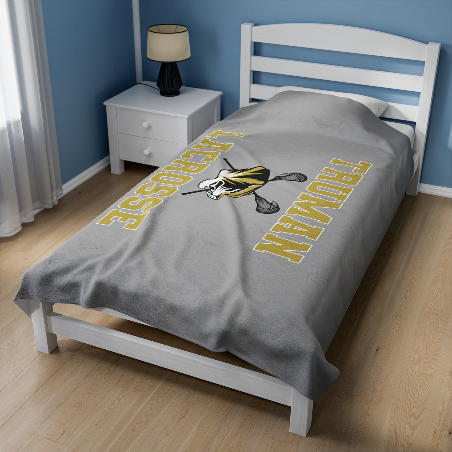 Truman Lacrosse Velveteen Plush Blanket (60" x 80")