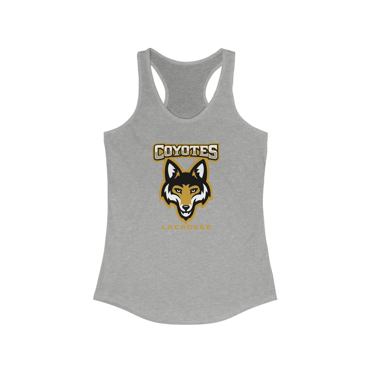 Women's Coyotes Lacrosse Next Level Racerback Tank