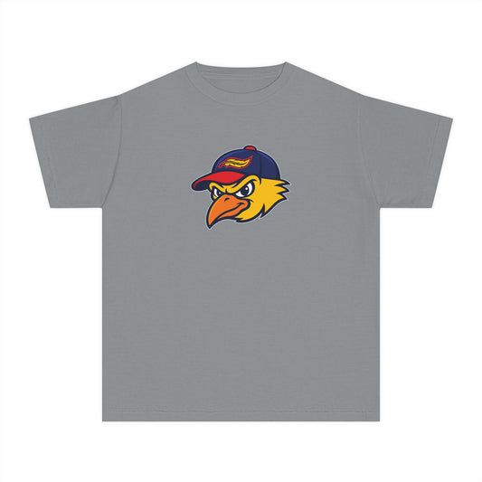 Youth Mudhens Youth Baseball Comfort Colors Garment Dyed T-Shirt