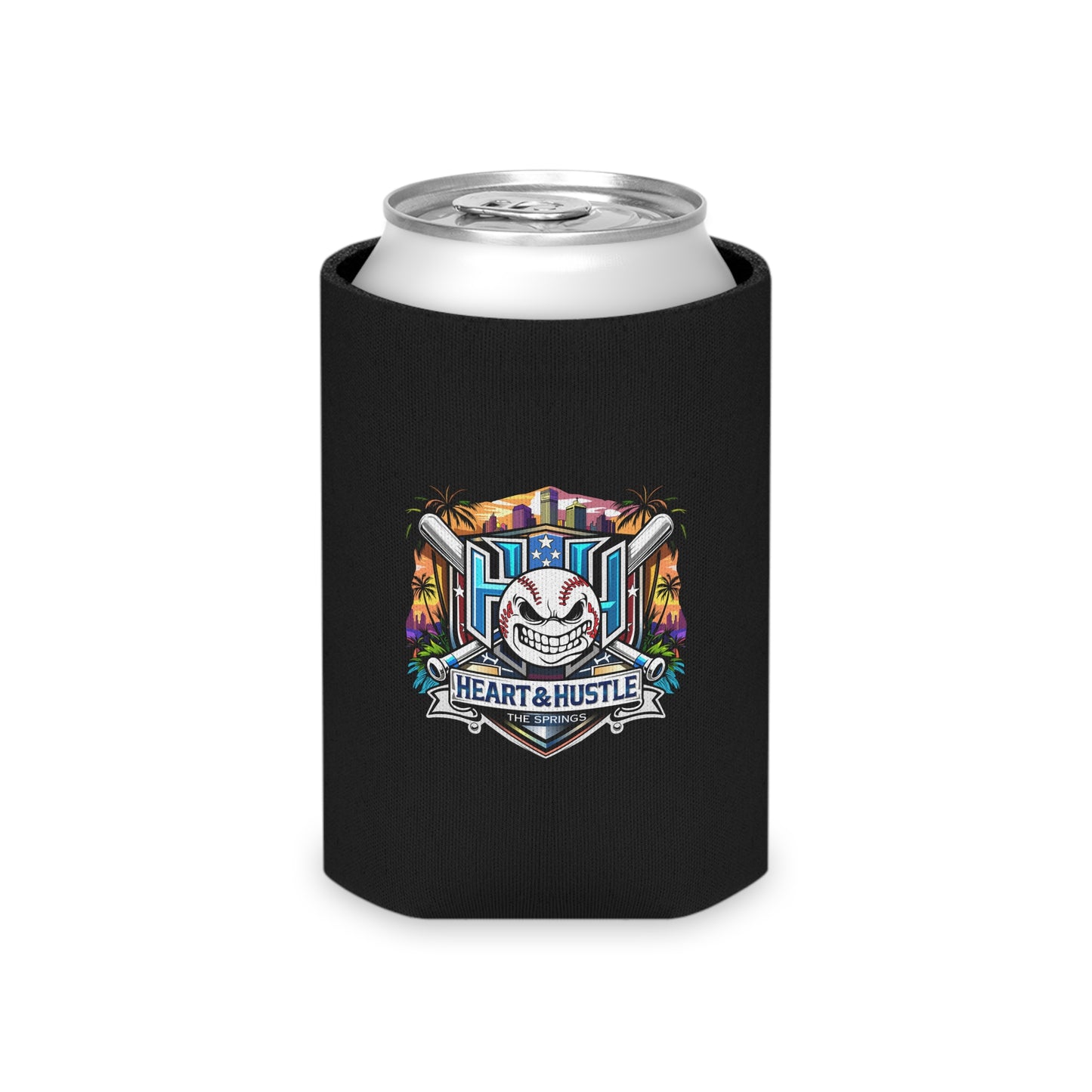 Heart and Hustle Baseball Can Cooler 3-pack