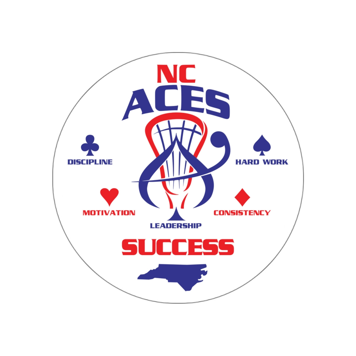 NC Aces Die-Cut Sticker