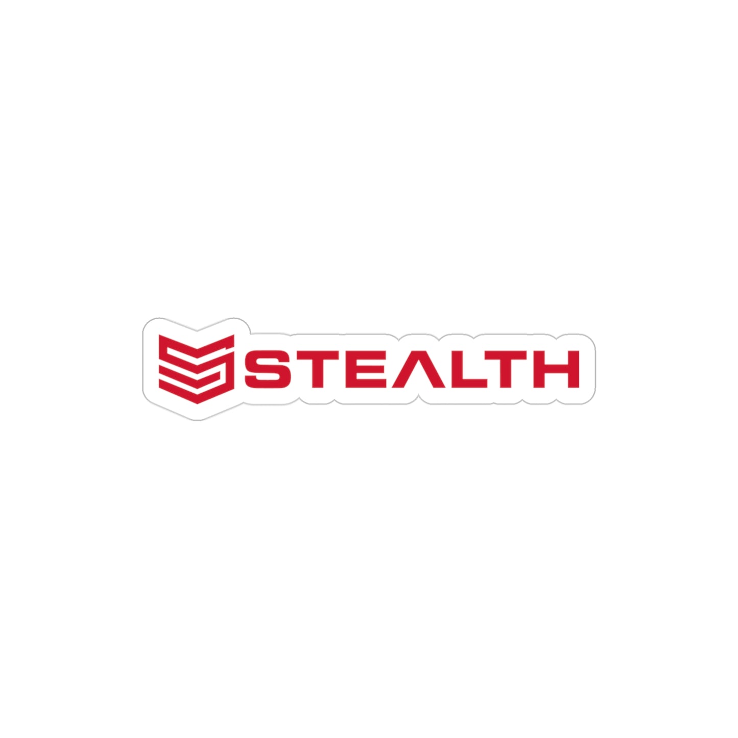 Stealth Lacrosse Transparent Outdoor Sticker