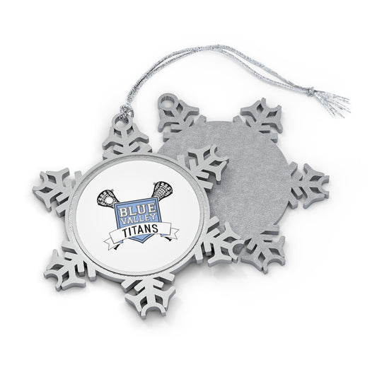 BV Titans Pewter Snowflake Ornament