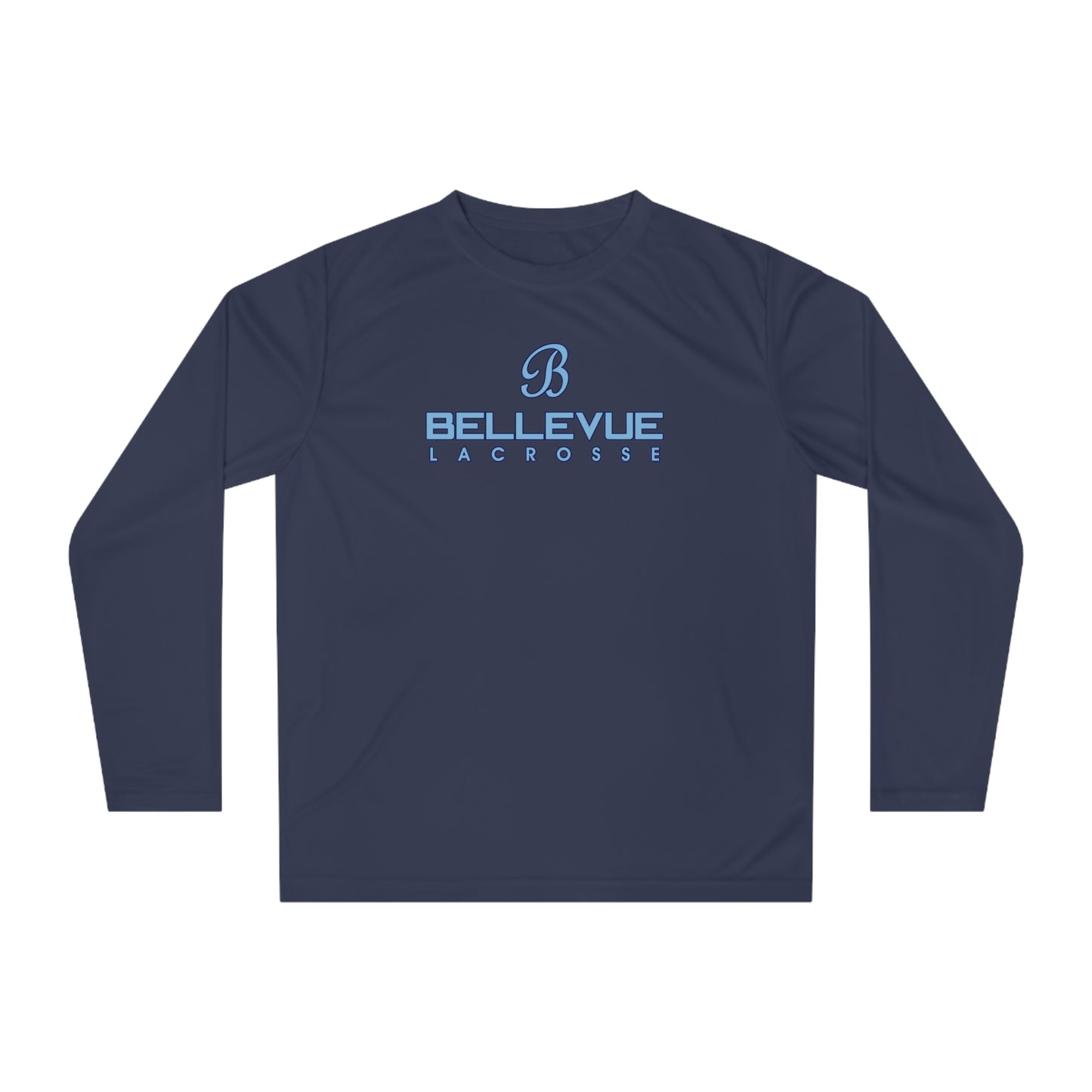 Cancer Awareness - Adult Bellevue Lacrosse Performance Long Sleeve Shirt