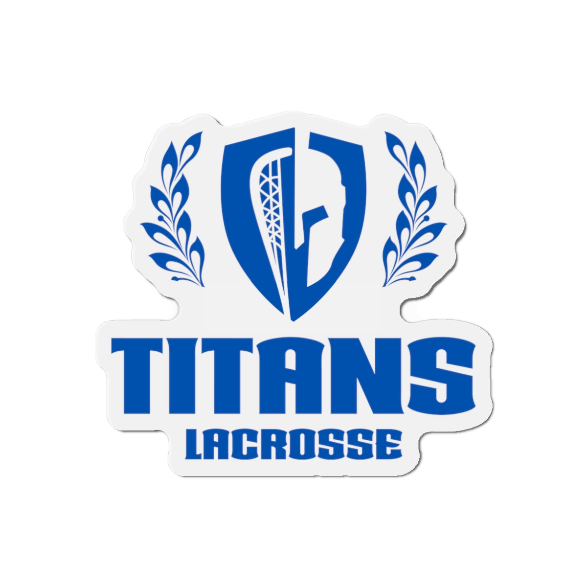 SW Titans Lacrosse Die-Cut Magnet