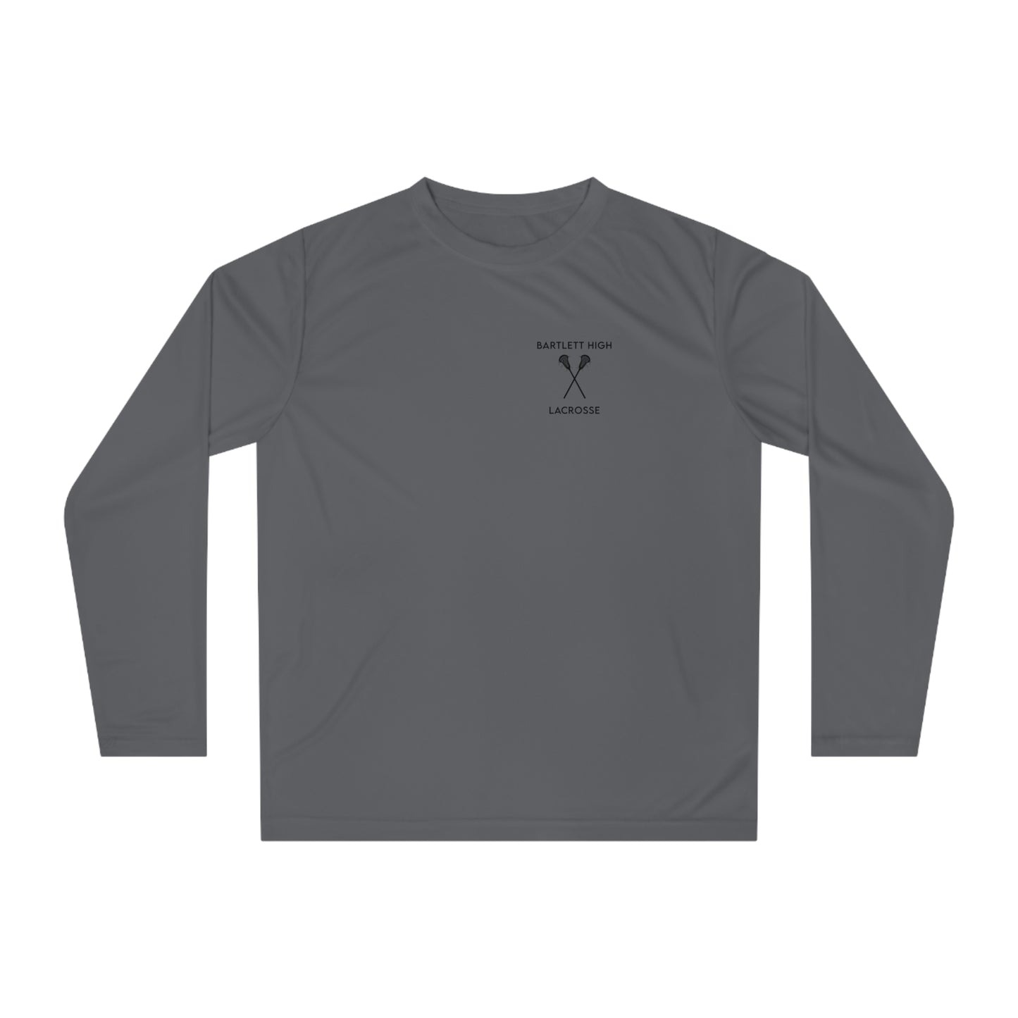 Adult Bartlett HS Lacrosse Team 365 Performance Long Sleeve Shirt