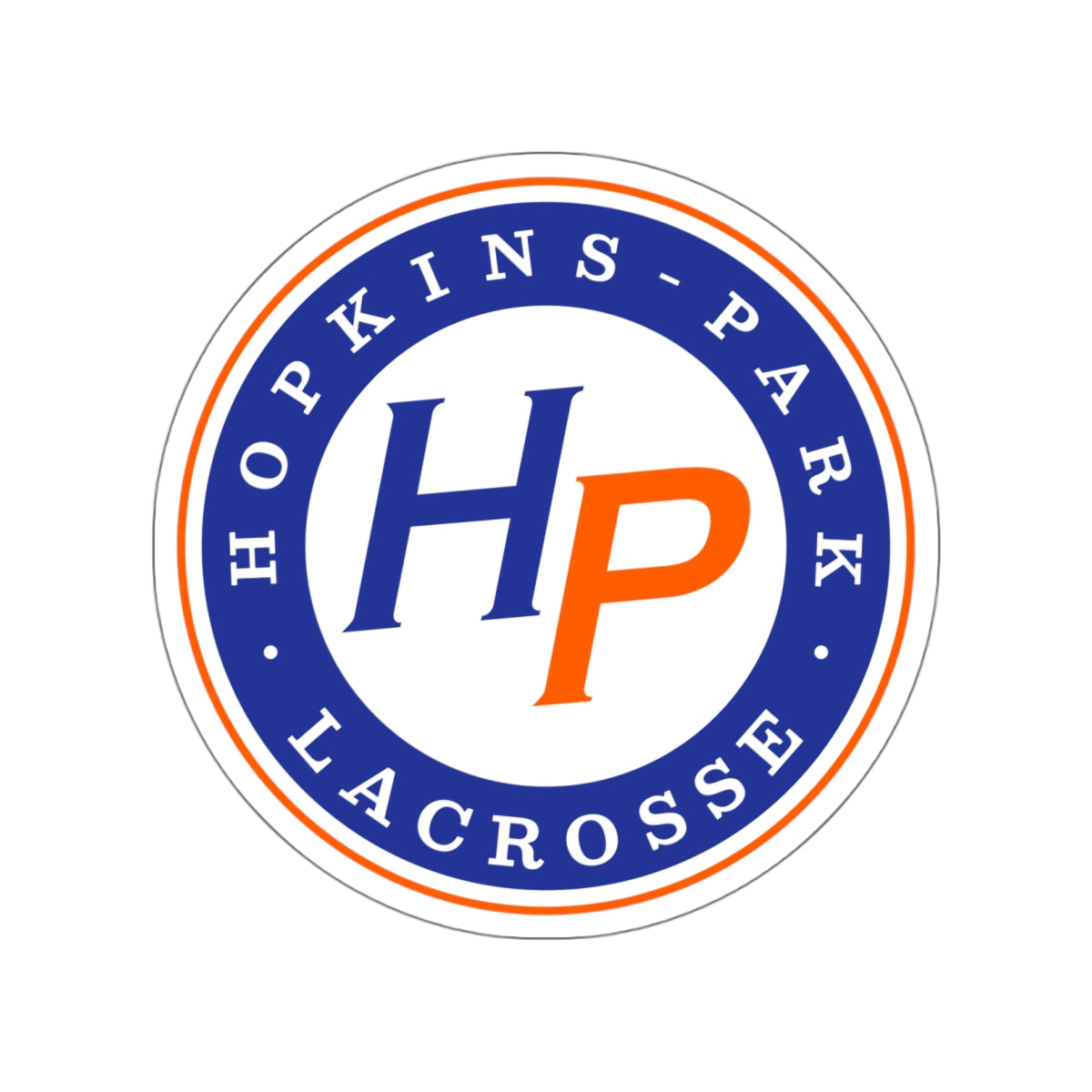 Hopkins Park Lacrosse Die Cut Sticker
