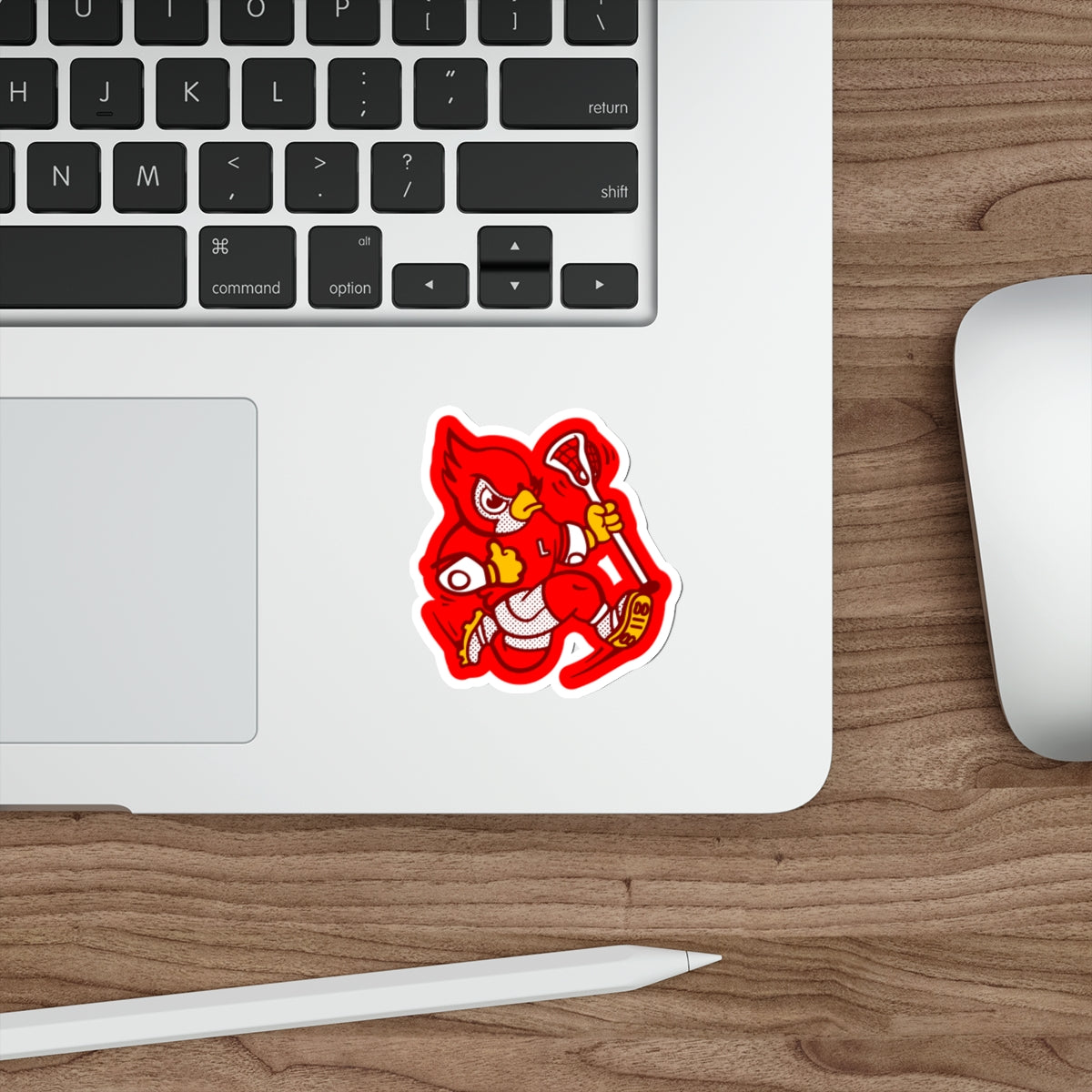 Lincoln Lacrosse Die-Cut Sticker