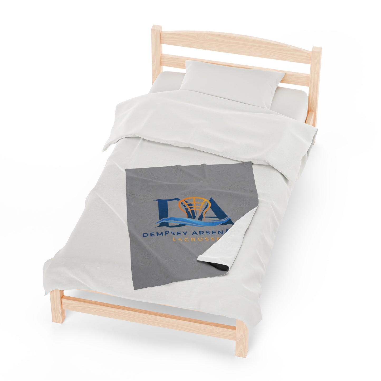 Dempsey Arsenault Lacrosse Velveteen Plush Blanket