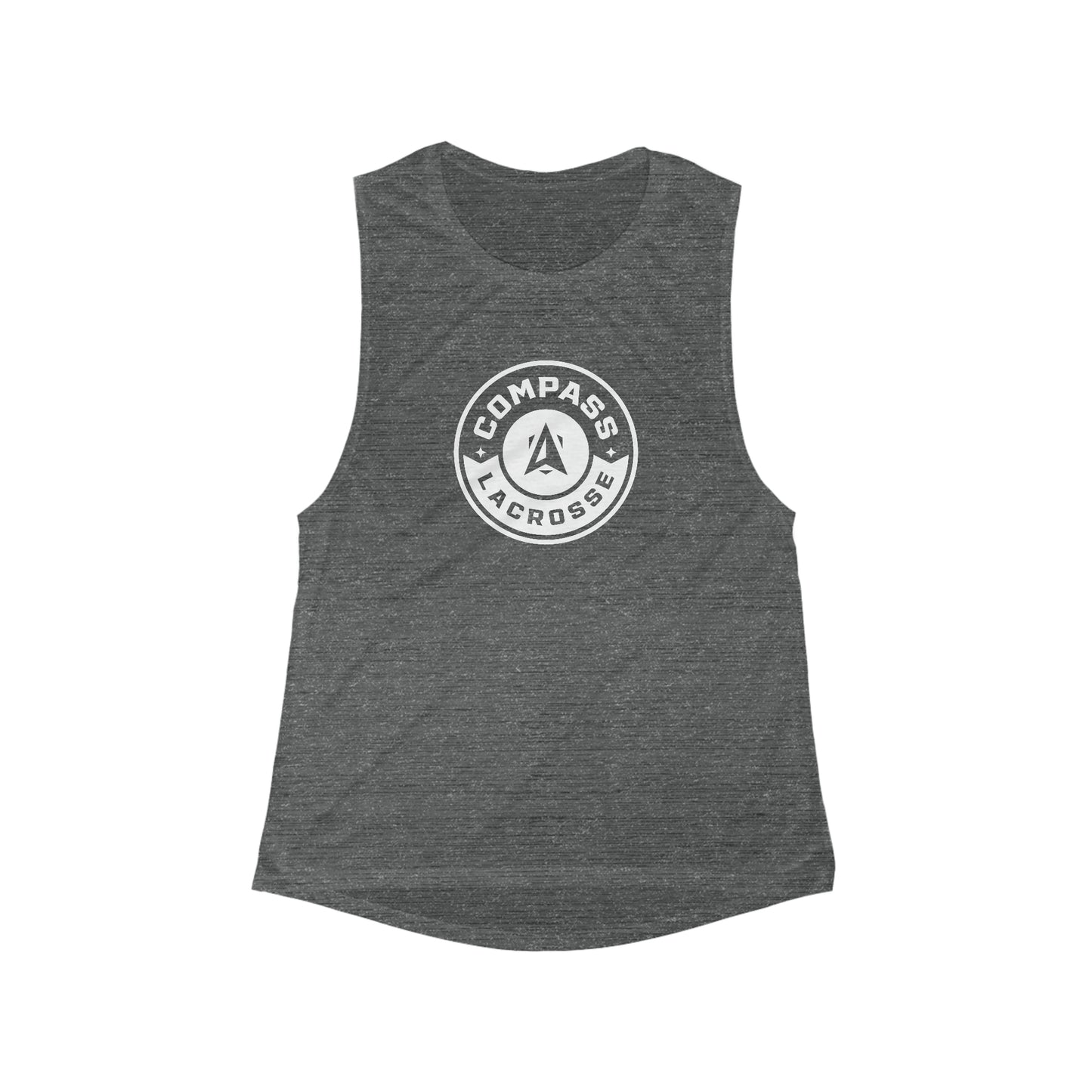 Women's Compass Lacrosse Bella + Canvas Flowy Scoop Sport Tank
