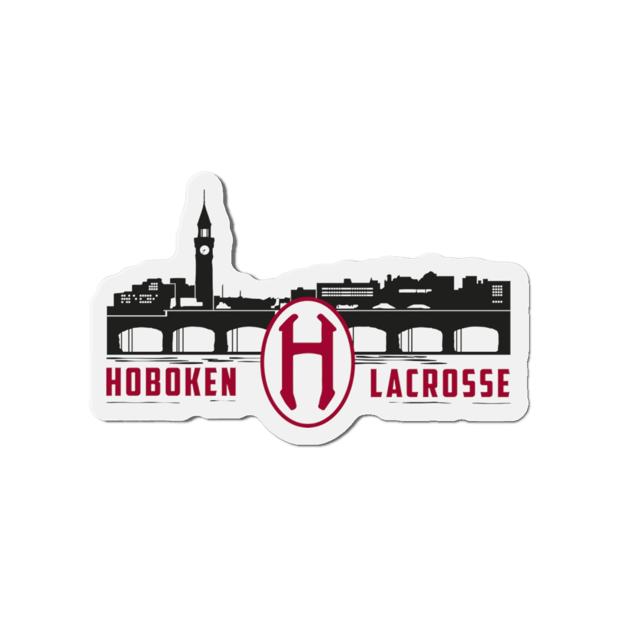 Hoboken Lacrosse Magnet