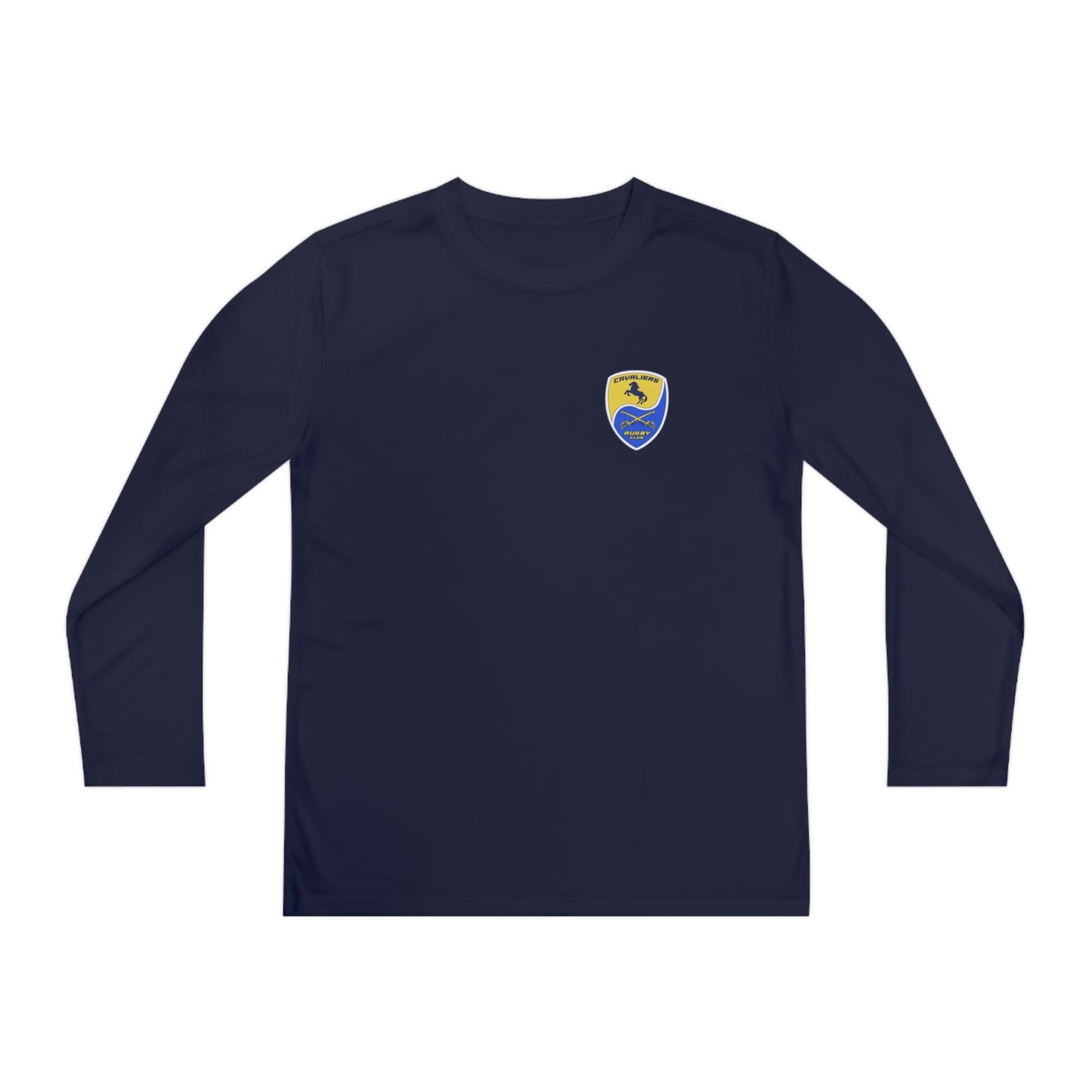 Youth Cavaliers Rugby Lacrosse Sport-Tek Performance Long Sleeve