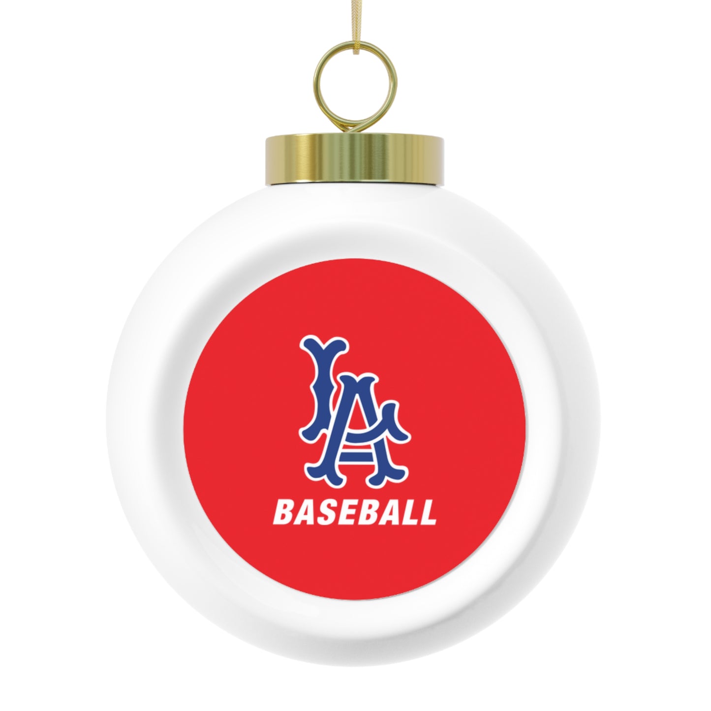 Los Alamitos Baseball Christmas Ball Ornament