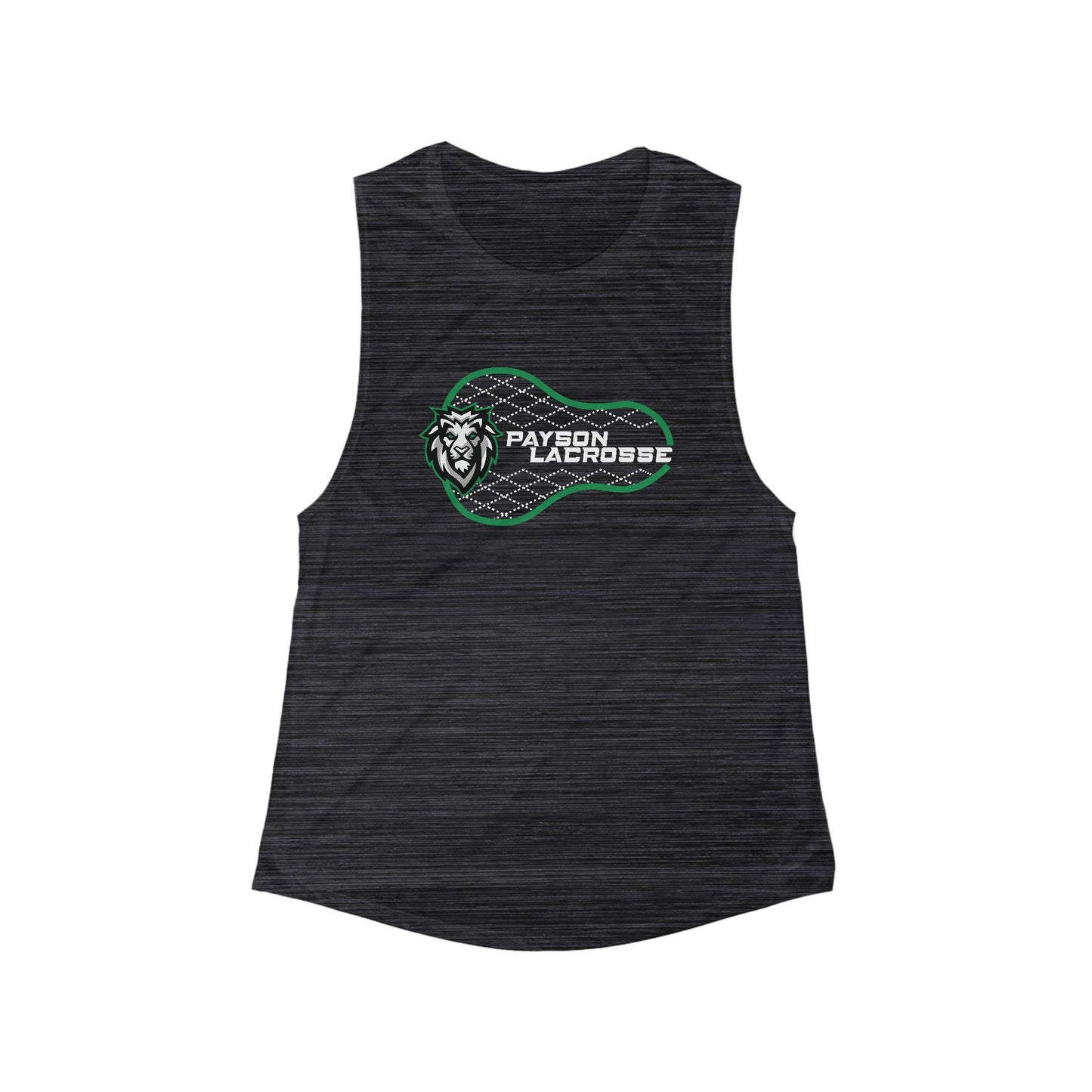 Women's Payson Youth Lacrosse Bella + Canvas Flowy Scoop Muscle Tank