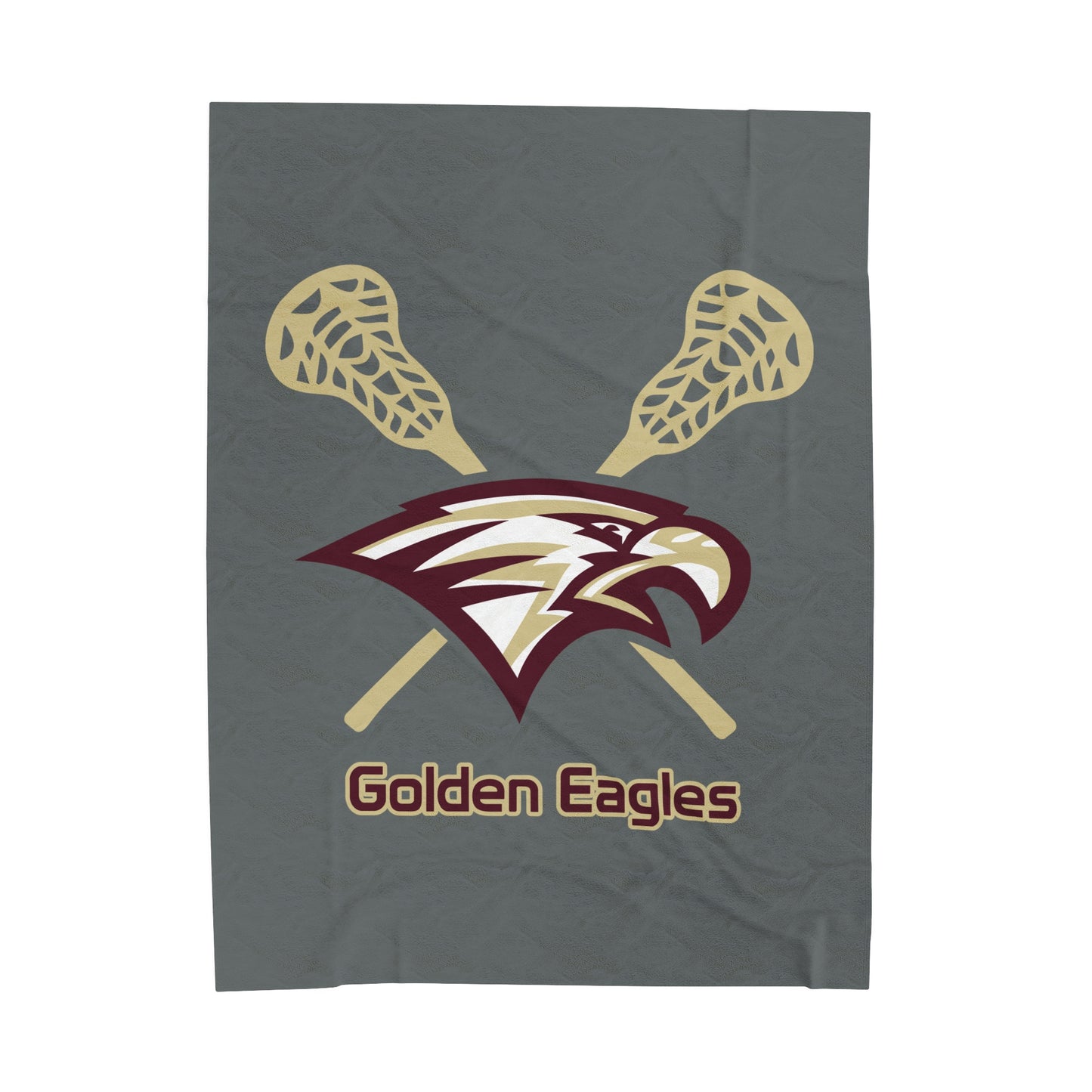 Maple Mountain Youth Lacrosse Velveteen Plush Blanket
