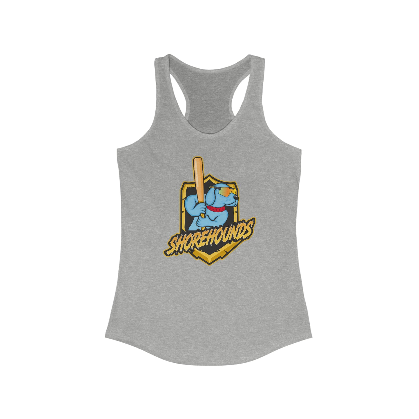 Women's Shorehounds Softball Next Level Racerback Tank