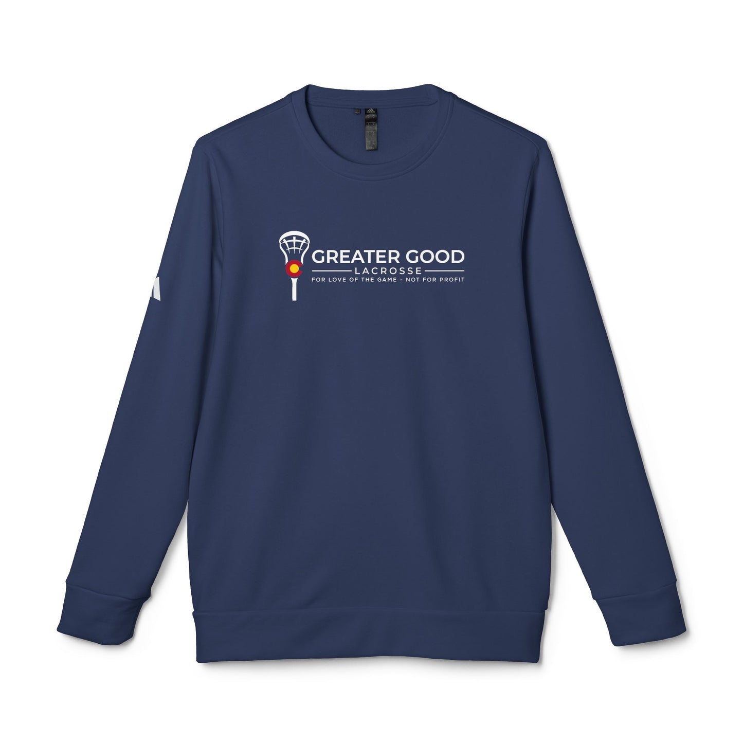 Adult Greater Good Lacrosse Adidas Fleece Crewneck Sweatshirt