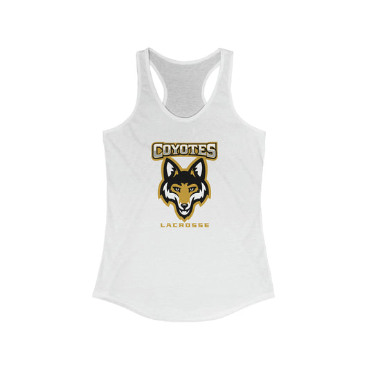 Women's Coyotes Lacrosse Next Level Racerback Tank