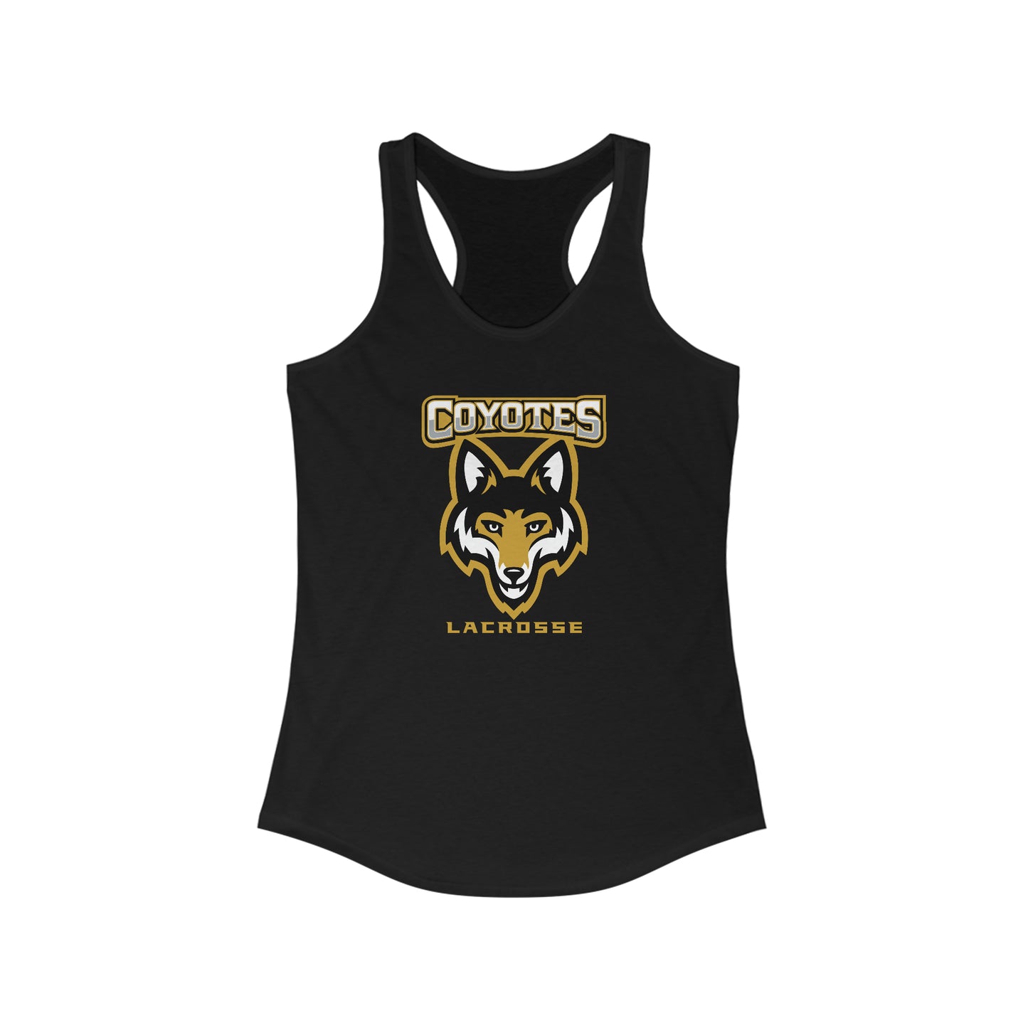 Women's Coyotes Lacrosse Next Level Racerback Tank
