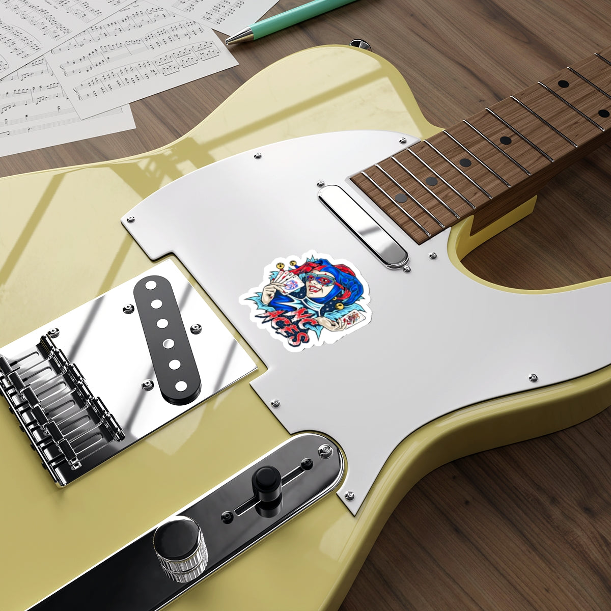 NC Aces Die-Cut Sticker