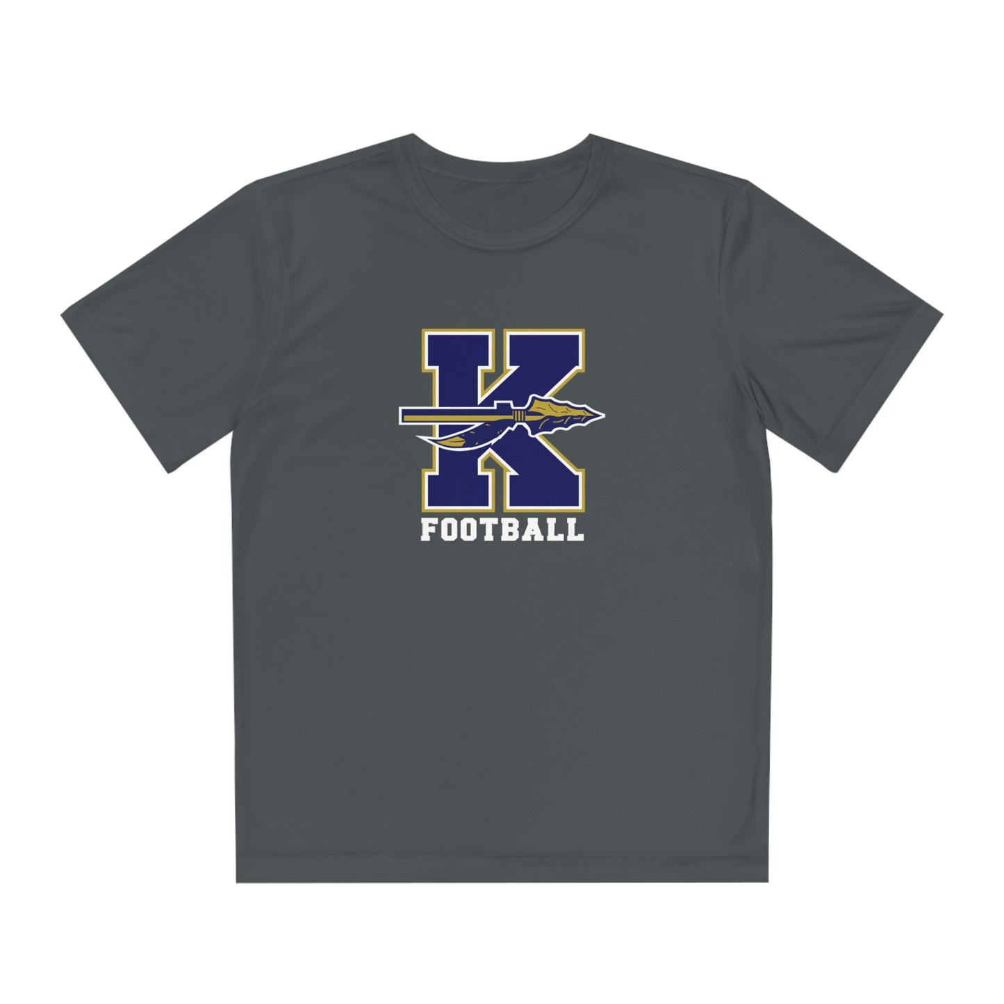 Youth Keller Football Sport-Tek Performance T-Shirt