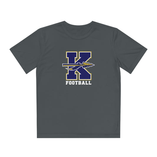 Youth Keller Football Sport-Tek Performance T-Shirt