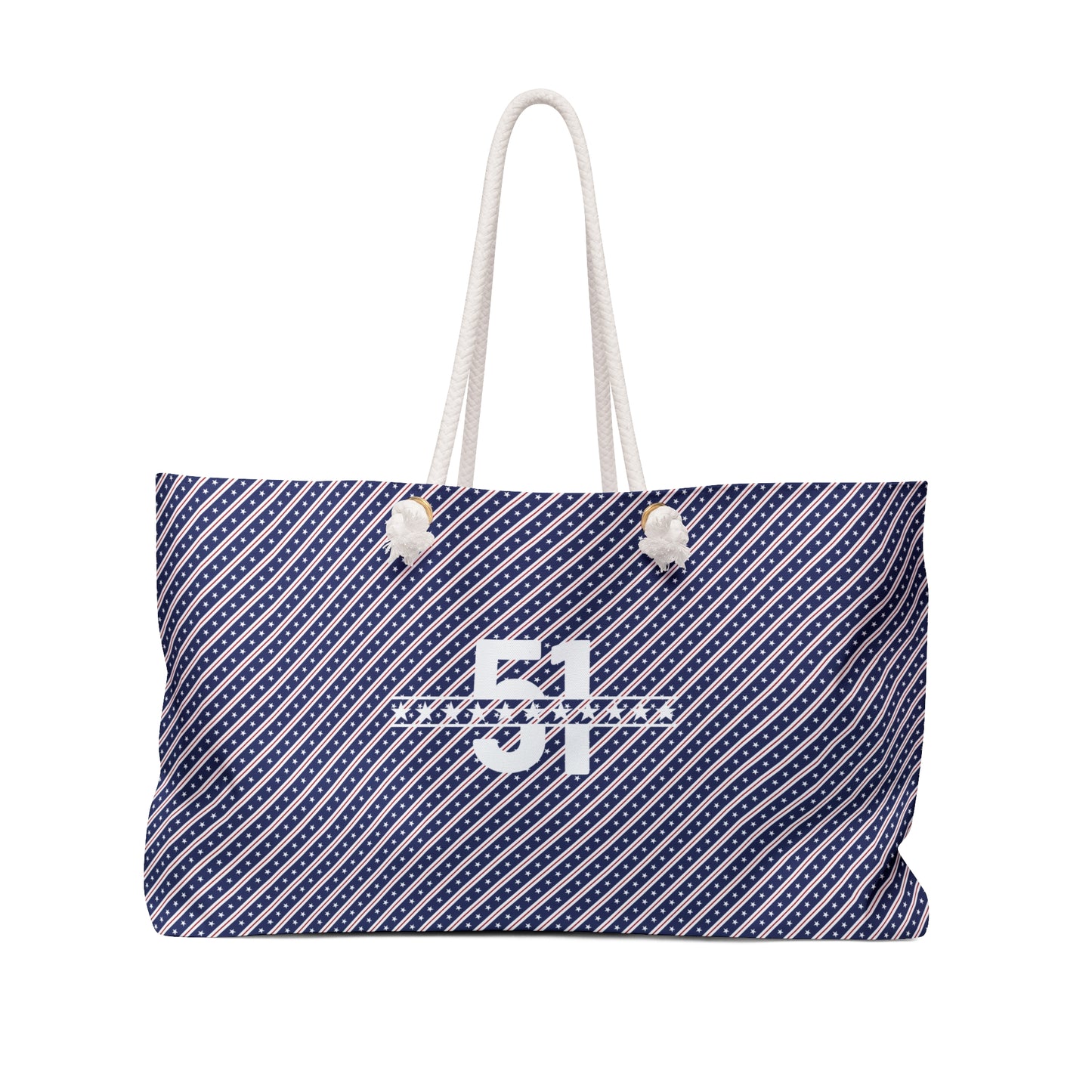 51 Stars Lacrosse Weekender Tote Bag