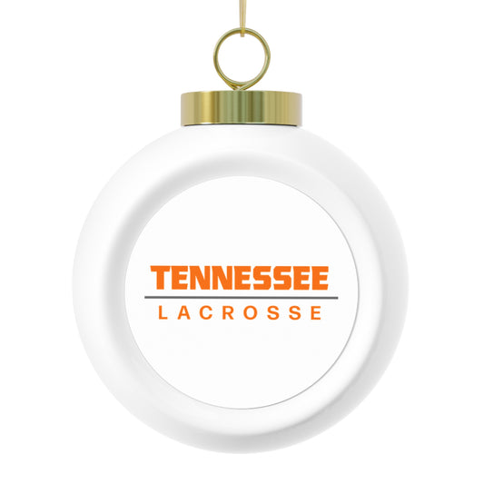 Tennessee Lacrosse Christmas Ball Ornament