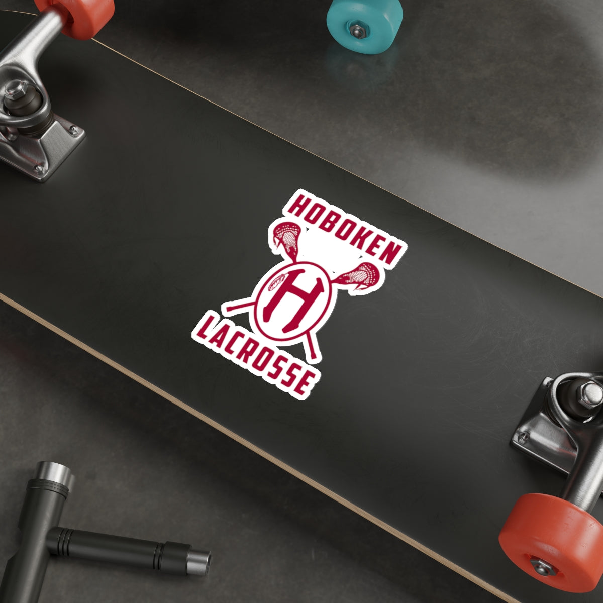 Hoboken Lacrosse Die-Cut Sticker