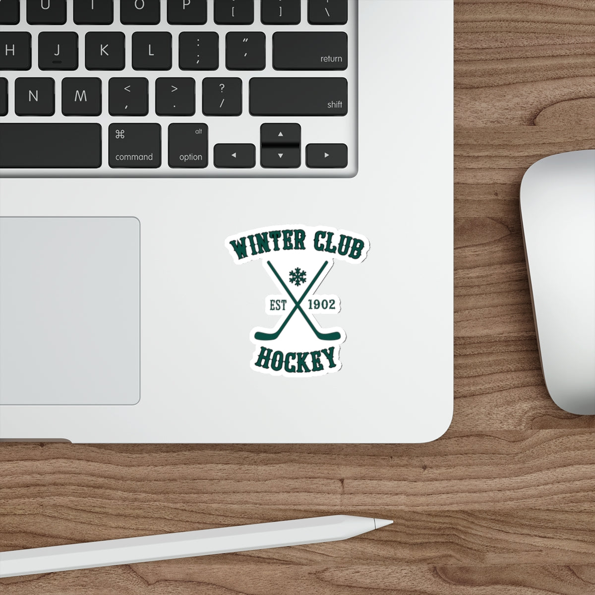 Winter Club Die-Cut Sticker